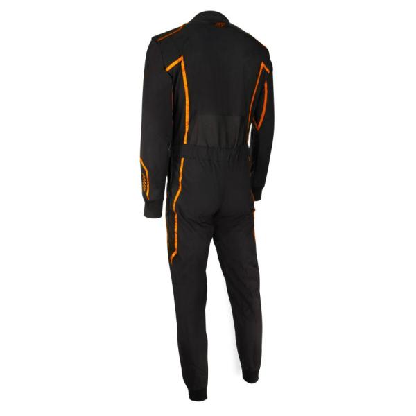Kart-Overall IMOLA RS2 schwarz/orange Gr. XS